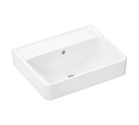 Hansgrohe Xanuia Q - Lavabo 50x39 cm, con rebosadero, sin agujero para grifo, SmartClean, blanco 61143450