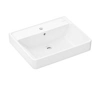 Hansgrohe Xanuia Q - Lavabo 65x48 cm, con rebosadero, orificio para grifo, blanco 60134450