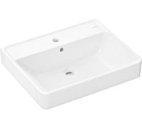 Hansgrohe Xanuia Q - Lavabo, 60x48 cm, con rebosadero, agujero para grifo, SmartClean, blanco 61010450