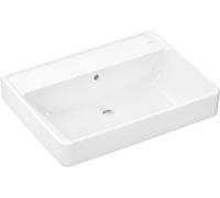 Hansgrohe Xanuia Q - Lavabo 65x48 cm, con rebosadero, sin agujero para grifo, blanco 60245450