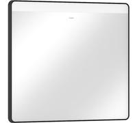 Hansgrohe Xarita Lite Q espejo 80x70 cm rectangular con iluminación con lámina calefactora negro 54971670