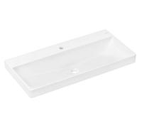 Hansgrohe Xelu Q lavabo 100x48 cm rectangular clásico-para mueble blanco brillante 60321450