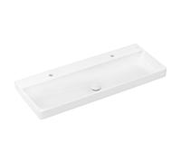 Hansgrohe Xelu Q lavabo 120x48 cm rectangular clásico-para mueble blanco brillante 61042450