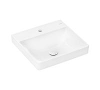 Hansgrohe Xelu Q - Lavabo 50x48 cm, sin rebosadero, con orificio para grifo, SmartClean, blanco 61012450