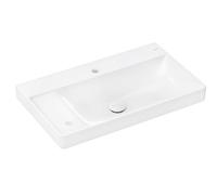 Hansgrohe Xelu Q - Lavabo 80x48 cm, sin rebosadero, 2 agujeros para grifo, SmartClean, blanco 61031450