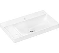 Hansgrohe Xelu Q - Lavabo 80x48 cm, sin rebosadero, agujeros para mezclador y mando, SmartClean, blanco 61034450