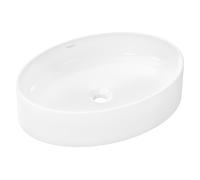 Hansgrohe Xuniva D lavabo 55x40 cm oval sobre encimera blanco mate 61072450