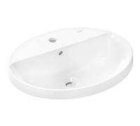 Hansgrohe Xuniva D lavabo 55x45 cm oval empotrado blanco mate 60160450