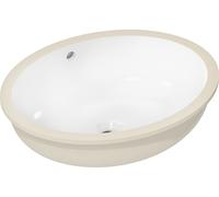 Hansgrohe Xuniva D lavabo 45x35 cm oval bajo encimera blanco brillante 60152450