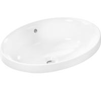 Hansgrohe Xuniva D lavabo 55x40 cm oval empotrado blanco mate 60156450
