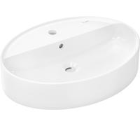 Hansgrohe Xuniva D lavabo 60x45 cm oval sobre encimera blanco mate 60170450