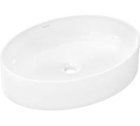 Hansgrohe Xuniva D lavabo 55x40 cm oval sobre encimera blanco mate 60165450