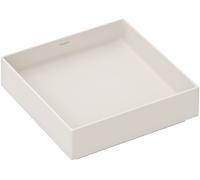 Hansgrohe Xuniva Evo E lavabo 40x40 cm cuadrada sobre encimera marrón/beige mate 60324780