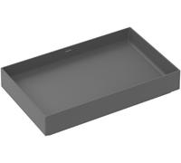 Hansgrohe Xuniva Evo E lavabo 65x40 cm rectangular sobre encimera gris/piedra mate 60326760