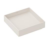 hansgrohe Xuniva evo E lavabo sobre encimera 400/400, sin agujero para grifo ni rebosadero, 60324780, Color: Beige arena mate