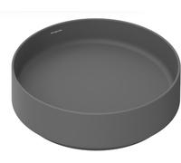 Hansgrohe Xuniva Evo S lavabo 40x40 cm circular sobre encimera gris/piedra mate 60323760
