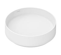hansgrohe Xuniva evo S lavabo sobre encimera 400/400, sin agujero para grifo ni rebosadero, 60323700, Color: Blanco mate