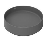 hansgrohe Xuniva evo S lavabo sobre encimera 400/400, sin agujero para grifo ni rebosadero, 60323760, Color: Gris pizarra mate