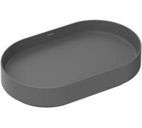 Hansgrohe Xuniva Evo U lavabo 65x40 cm oval sobre encimera gris/piedra mate 60325760