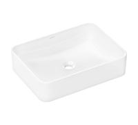 Hansgrohe Xuniva Q - Lavabo sobre encimera, 55x40 cm, sin rebosadero, SmartClean, blanco 61075450