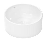 Hansgrohe Xuniva S lavabo 30x30 cm circular sobre encimera blanco brillante 61070450