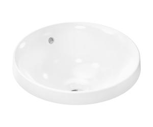 Hansgrohe Xuniva S lavabo 40x40 cm circular empotrado blanco brillante 60155450