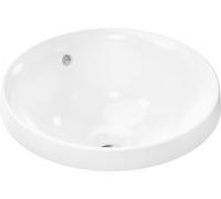 Hansgrohe Xuniva S lavabo 40x40 cm circular empotrado blanco brillante 60155450