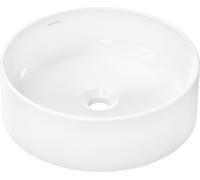 Hansgrohe Xuniva S lavabo 40x40 cm circular sobre encimera blanco brillante 60164450