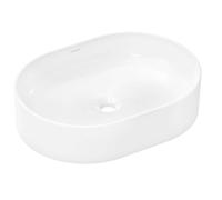 Hansgrohe Xuniva U - Lavabo para encimera, 55x40 cm, sin rebosadero, blanco 60166450