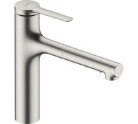 Hansgrohe Zesis M33 grifo de cocina de pie acero inoxidable 74823800