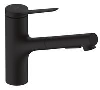 Hansgrohe Zesis M33 grifo de cocina de pie negro 74803670