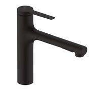 Hansgrohe Zesis M33 - Grifo de fregadero con ducha extraíble, sBox, negro mate 74823670