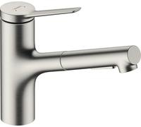 Hansgrohe Grifo de cocina Zesis M33 de pie acero inoxidable 74803800
