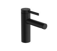 hansgrohe Zesis S Mezclador monomando de lavabo 100 CoolStart con juego de desagüe, 74720670, Color: negro mate
