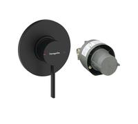 Hansgrohe Zesis S - Grifo empotrado de ducha, con cuerpo de montaje, negro mate 74618670