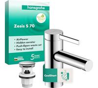 Hansgrohe Zesis S grifo para lavabo de pie cromo 74715000