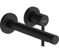 Hansgrohe Zesis S, grifo monomando para lavabo, empotrado en la pared, con caño de 19,4 cm, color mate