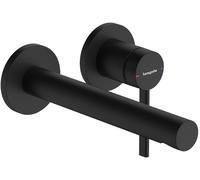 Hansgrohe Grifo lavabo empotrado Zesis S – monomando, caño 19,4 cm – negro mate 74750670