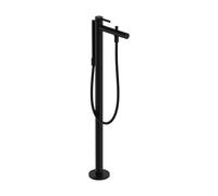 hansgrohe Zesis S Mezclador monomando de bañera, de pie, 74445670, Color: negro mate