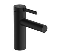 hansgrohe Zesis S Mezclador monomando de lavabo 100 CoolStart con juego de desagüe, 74720670, Color: negro mate