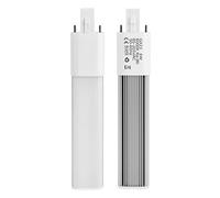 Haofy 2 Pin LED Bombilla, G23/GX23 Lámpara Compacta, 3000K/6000K Lámpara Fluorescente, Luz Empotrada Horizontal, Frío, GX23