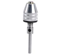 Haofy Adaptador de Controlador de Impacto de Portabrocas sin Llave, Portátil, Aprieta Manualmente para Amoladora Eléctrica, Acero Al Carbono de 0,3-3,4 Mm para Talleres Profesionales