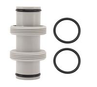 Haofy Adaptador de Manguera de Piscina, Conector de Manguera de Piscina de Junta Recta de 1,5 a 1,5 Pulgadas Conector de Manguera Roscada de Piscina para Aspiradoras de Piscina