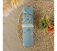 Haofy Antiquities Estuche para Guardar Lápices con Patrón de Alta Definición para Estudiantes y Artistas en un Diseño Elegante (Flores Simples)