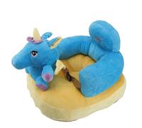 Haofy Asiento de Apoyo para Bebés, Silla Infantil de ángulo Ajustable con Funda de Felpa, Base Ancha y Respaldo de Apoyo, Asiento de Aprendizaje Portátil para Bebés y Niños Pequeños (Patrón de