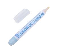Haofy Bolígrafo Líquido Enmascarante para Pintura de Acuarela con Borrador de Punta Fina de 3 Mm, Capacidad de 10 G, Tinta Azul de Secado Rápido para Conservar los Blancos, Ideal para