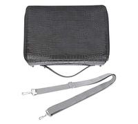 Haofy Bolsa de Almacenamiento de Lápices de Colores, Estuche para Lápices con Cremallera de Gran Capacidad, 252 Agujeros, Accesorios de Pintura, Diseño Exquisito (Gray)