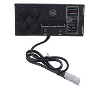 Haofy Caja de Distribución de EnergíA de 12 V, 6 Puertos USB, Enchufe para Encendedor de Cigarrillos, Enchufe Anderson, Disyuntor de 50 A para Coche, Barco, RV, Fuera de la Red,