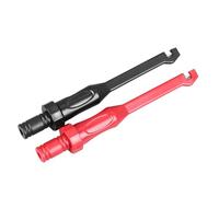 Haofy Clip de Gancho de Prueba Premium, Conector Banana, Sonda de 4mm para Mantenimiento de Energía, Accesorios de Multímetro Rojo y Negro, CATII 1000V 10A