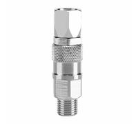 Haofy Conector de Manguera Giratorio de 1,4 Pulgadas para Pulverizador de Pintura sin Aire, Junta Ligera de 185 G de Acero Inoxidable, Compatible con Modelos Wagner, Paquete de 2